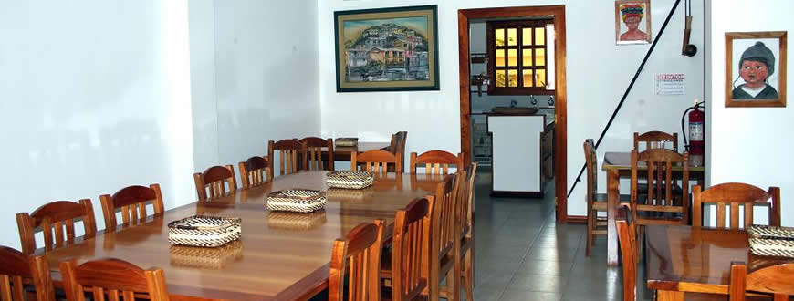 Dining Room, Hostal Macaw Guayaquil Ecuador